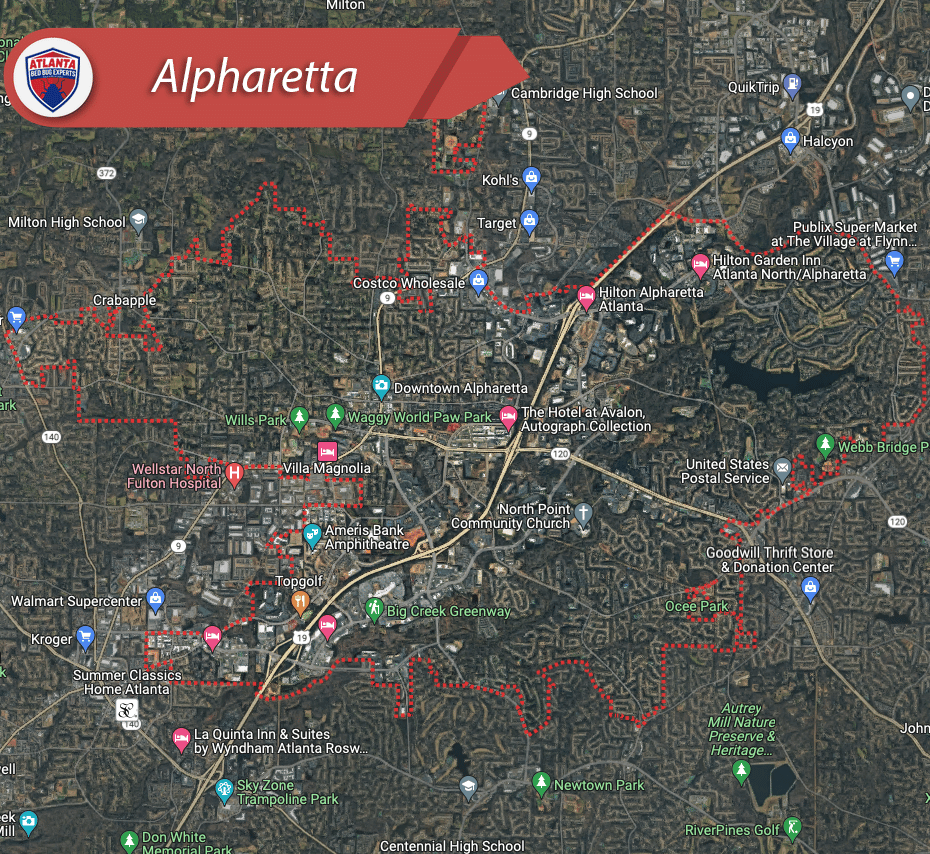 Alpharetta Map